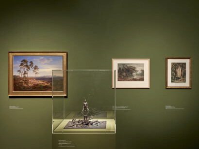 Verschiedene künstler, Sehnsucht nach Utopia. Malerei und skulptur der romantik, ausstellungsansicht. Mit freundlicher genehmigung des Arp Museums