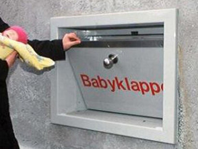 Una ruota degli esposti in Germania