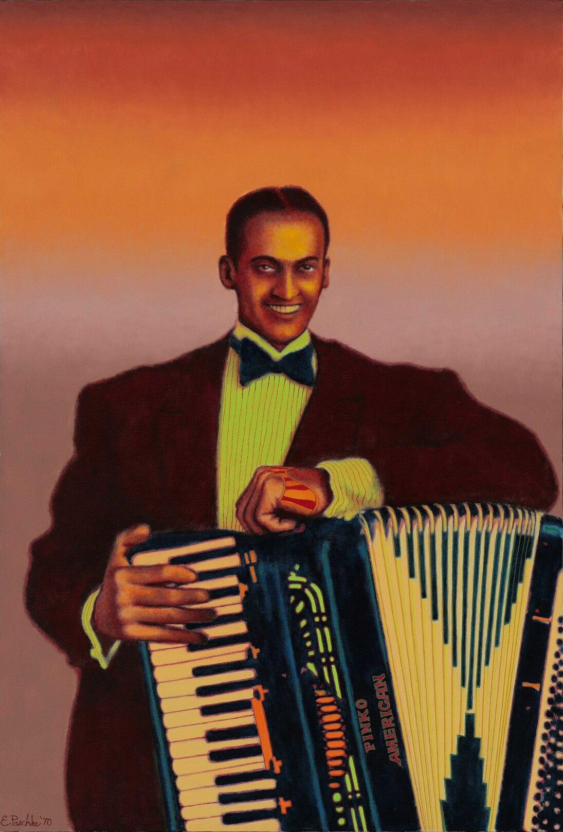 Ed Paschke (1939‒2004), Mannish Boy, 1970, Oil on canvas, 127 x 86 cm, Hall Collection, courtesy of Hall Art Foundation © Ed Paschke