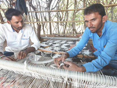 Damabhai & Balabhai Marwada, keeping alive craft of Kharad carpet weaving, Kachchh (India) @ Ashish Kothari