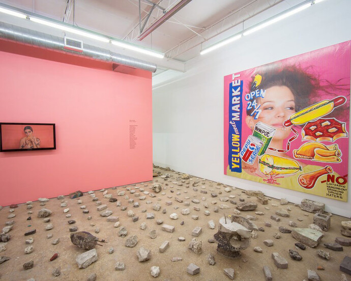 Mere Façade, Exhibition view. Courtesy of Spinello Projects 