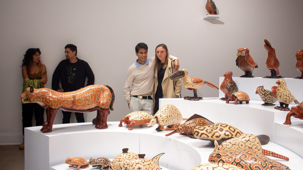 Celia Vázquez Yui, The council of the mothers spirits of the animals, exhibition view. Courtesy of proyectoamil