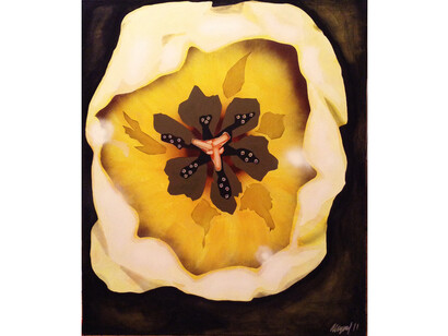 Sergey Shutov, From the series 'Flower Power' 1, Mixed media, 130 x 110 cm

