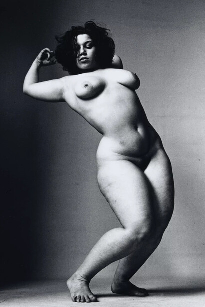 Irving Penn, Alexandra Beller (B), 1999. Courtesy of Pace Gallery
