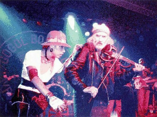 Römer + Römer, Gogol Bordello 2, 2008, Oil on canvas, 59 x 79 inches