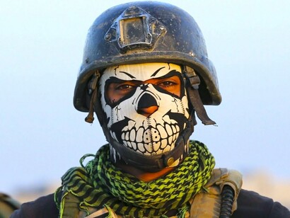 Un soldado de las fuerzas especiales iraquíes