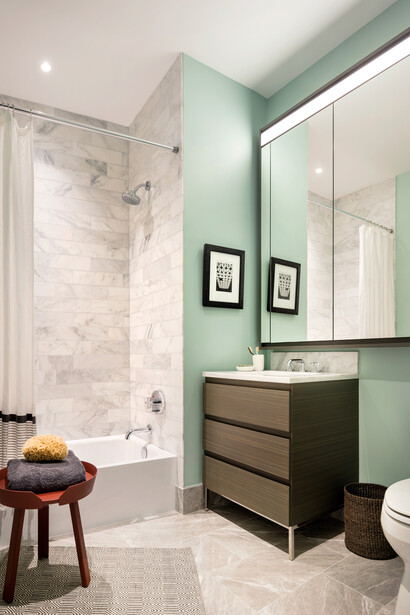 One Hudson Yards Bathroom - Courtesy of Related