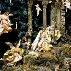 Detail of the Neapolitan Baroque crèche Gift of Loretta Hines Howard, 1964