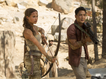 Fotograma de la película estadounidense de 2018 «Tomb Raider»