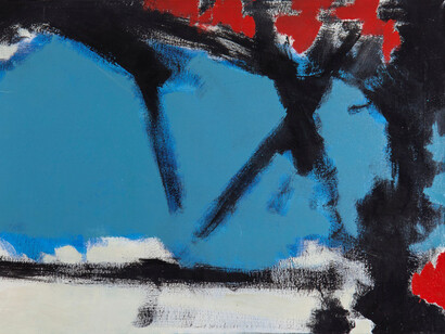 Armaroli, Naturale astratto, tecnica mista su tela, 50x80 cm