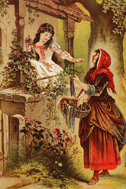 La Bella Durmiente, ilustración de Carl Offterdinger