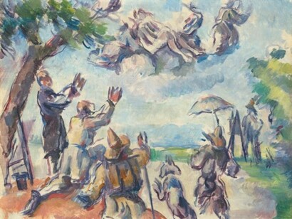 Paul Cézanne, L’Apothéose de Delacroix, huile sur toile © RMN-Grand Palais (musée d'Orsay) / Hervé Lewandowski