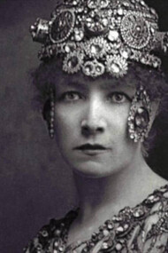 L'actrice Sarah Bernhardt 