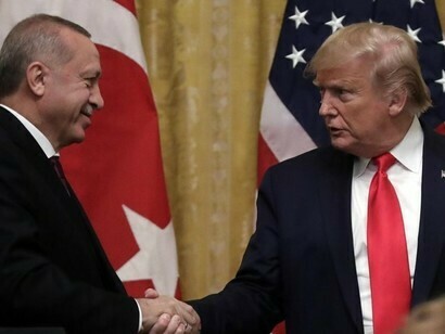 Recep Tayyip Erdoğan and Donald Trump