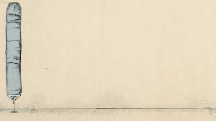 Christo and Jeanne-Claude. Courtesy of Repetto Gallery