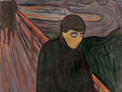 Many of the paintings by Munch reflect a melancholic personality type 