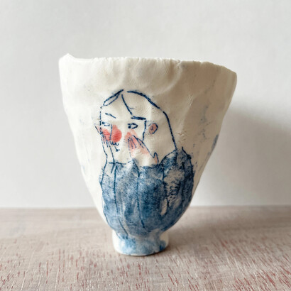 Becca Brown, Peeler pinch pot. Courtesy of YSP Gallery