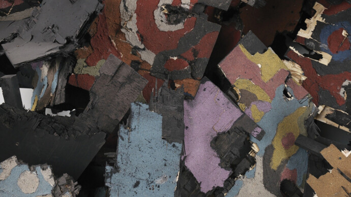 Leonardo Drew. Courtesy of Galerie Lelong & Co.