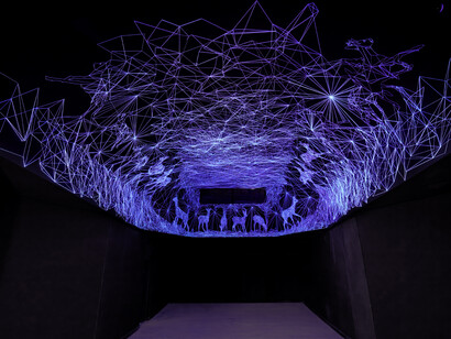 Installation view of Julien Salaud, Grotte Stellaire (2012), Palais de Tokyo, Paris. Courtesy of the artist and Galerie Suzanne Tarasieve, Paris. Photo : André Morin