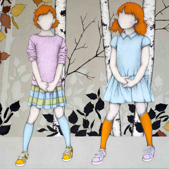 RvB Arts_FANTINI_Prendimi con te_tecnica mista su tela_70 x 100 cm