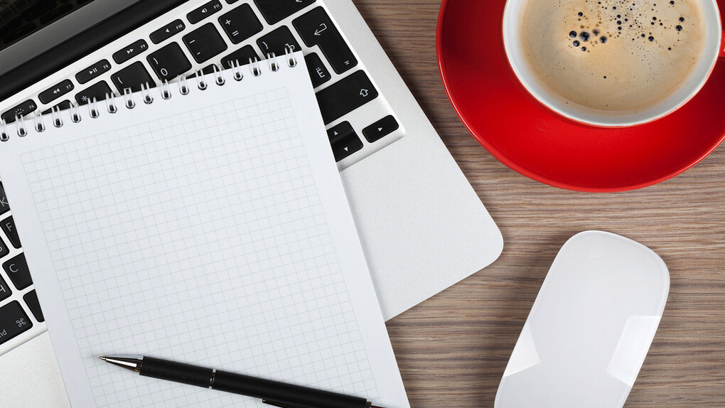 El escritorio del periodista