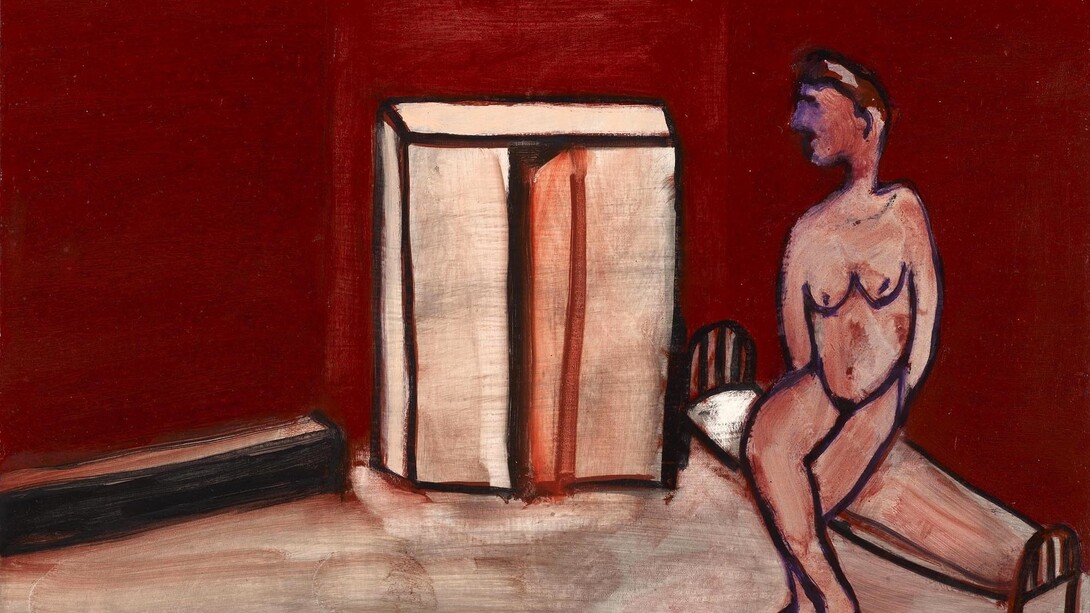 Andrzej Jackowski, Untitled II, 2014, Oil on Wood, 40.3 x 503 cm