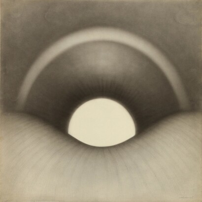 Rodolfo Abularach, Túnel - Entrada (Tunnel - entrance), 1970. Courtesy of Marc Selwyn Fine Art