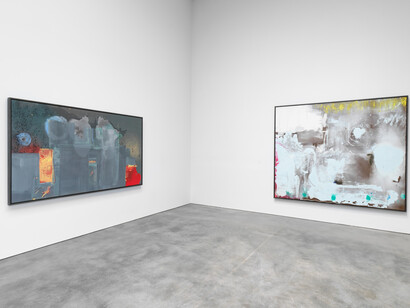 Helen Frankenthaler, The moment and the distance, exhibition view. Courtesy of Gagosian