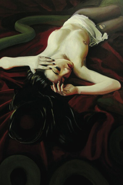 Katie Buckett, Eve, 2015, Oil on Canvas, 122 x 153 cm