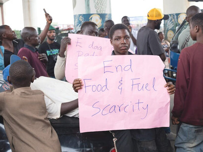 The ongoing fuel scarcity crisis has prompted widespread protests in Nigeria, demanding an end to bad governance