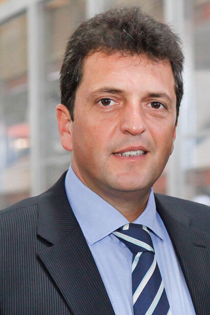 Le président argentin sortant Sergio Massa en 2012. Sans frein, l’Argentine avait toutes les chances de se diriger vers une situation d’État failli, en connivence avec la sphère illicite et dépouillé du peu qu’il lui reste de souveraineté © By Tigre Municipio,CC0