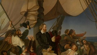 Christopher Columbus Discovers America