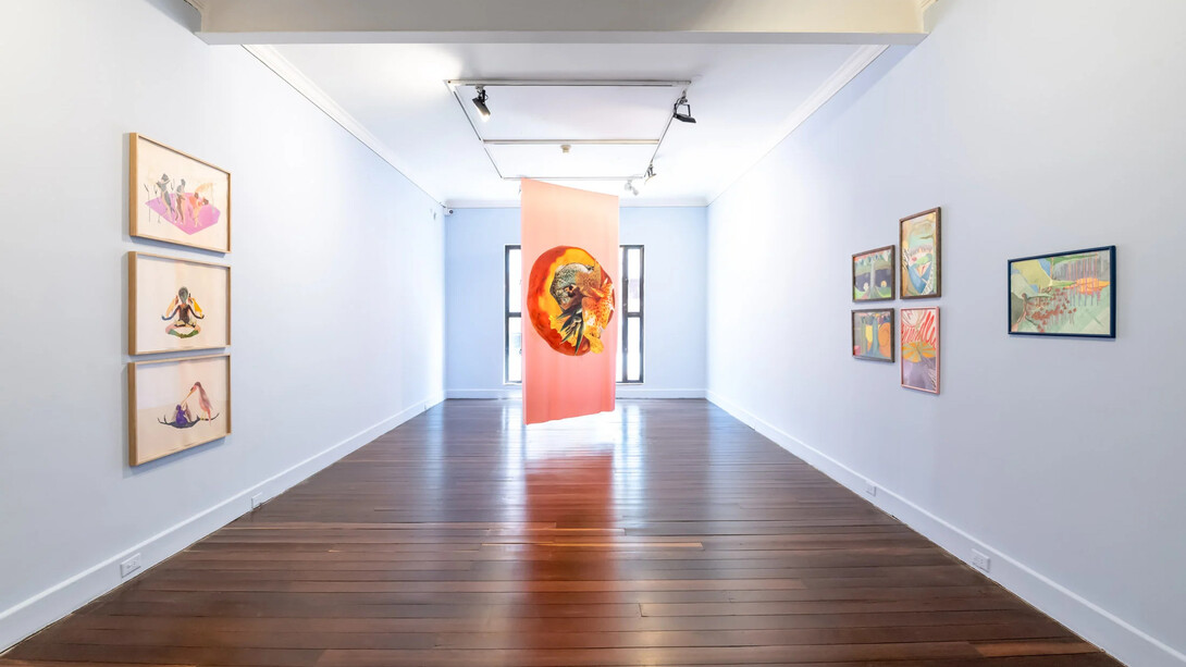 Various artists, Lemuria, creating heaven on Earth, exhibition view. Courtesy of Casas Riegner Gallery