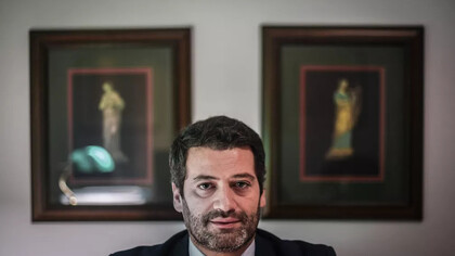 André Ventura, líder do Chega, partido Português
