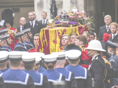 Procesión funeraria de la reina Isabel II en Londres, Reino Unido