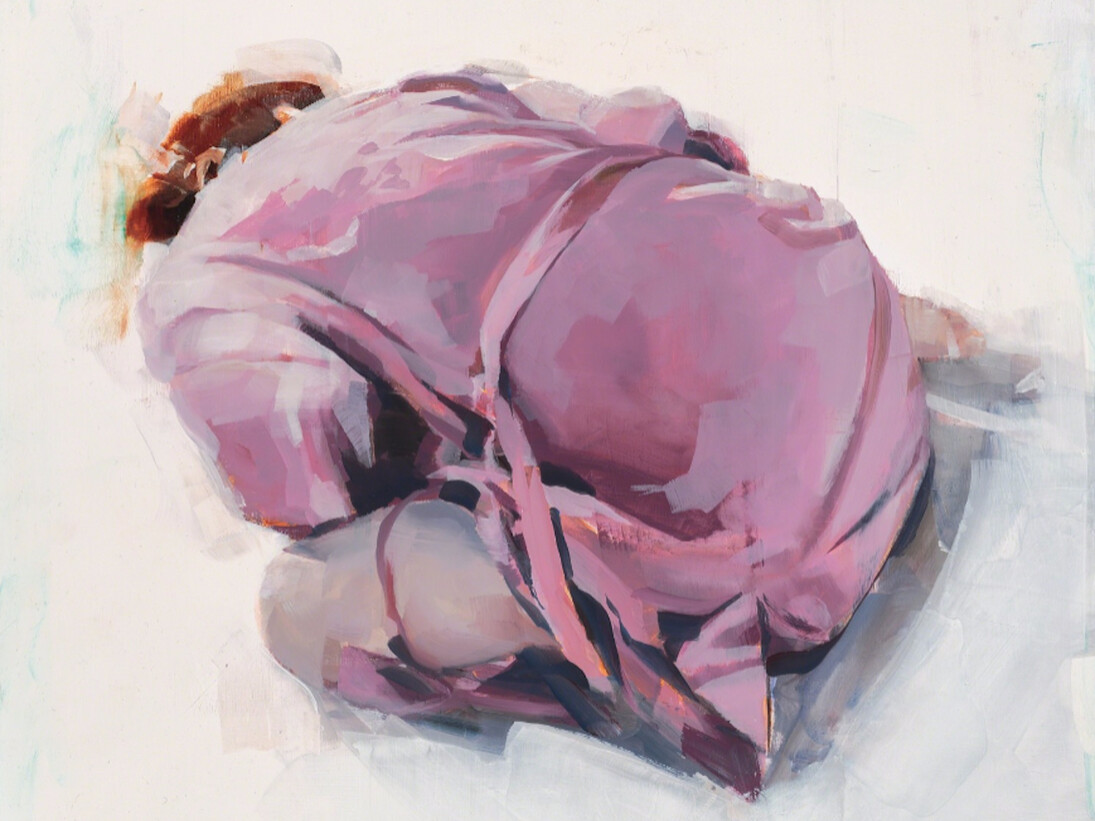 Alex Kanevsky, L.D.V. with Her Pink Robe, 2016. Courtesy of Hollis Taggart Galleries