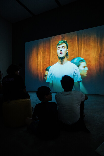 Mikhail Karikis, We are together because, 2025, at Centro de Arte Moderna Gulbenkian. Courtesy of Foundling Museum. Photo by Pedro Pina 