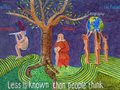 David Hockney, After Munch: less is known that people think, 2023. Avec l’aimable autorisation de la Fondation Louis Vuitton