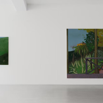 Constantin Nitsche, Les mains, exhibition view. Courtesy of Xavier Hufkens
