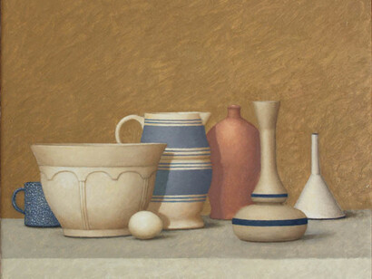 William Bailey Gualdo, 2014, Oil on linen, 16 1/8 x 20 inches