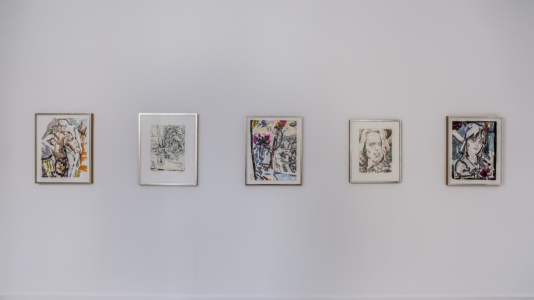 Elizabeth Peyton: Dark Incandescence, November 18 – January 16, 2014. Installation view: Gladstone Gallery, Brussels. Copyright Elizabeth Peyton. Courtesy Gladstone Gallery, New York and Brussels. Photo: David Regen