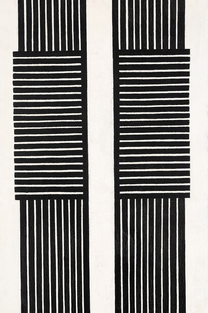 Agustín Ibarrola, Sin título, c. 1973-1979. Cortesía del Museo de Bellas Artes de Bilbao