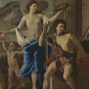 Poussin, Nicolas, El triunfo de David, hacia 1630. Cortesía del Museo del Prado