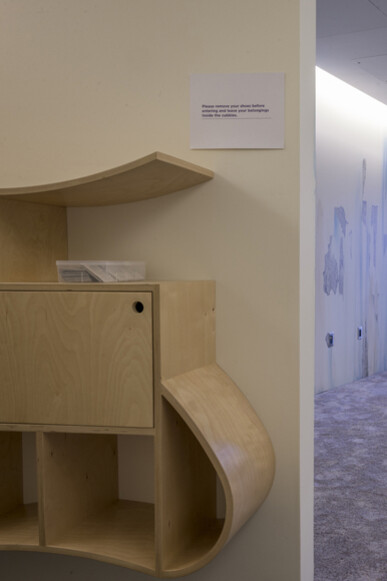 Contemplation Room & Library of Love. Courtesy of Contemporary Arts Center