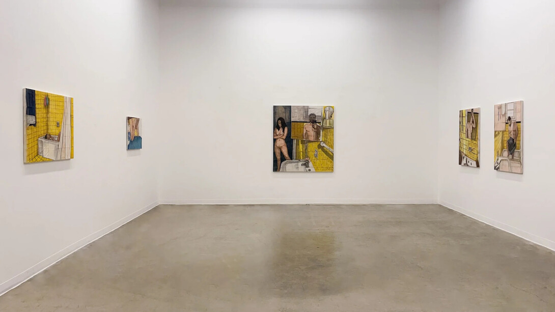 Gabriela Reyna, El baño, exhibition view. Courtesy of Simard Bilodeau Contemporary