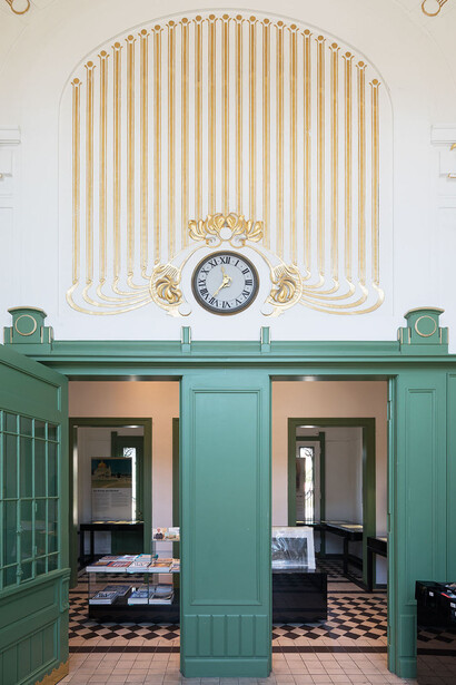 Otto Wagner Pavillons, Karlsplatz. Mit freundlicher genehmigung des Musa Museums