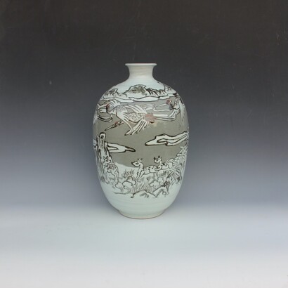 Han Kiok's Hoary Reverie. Courtesy of Kate Oh Gallery 
