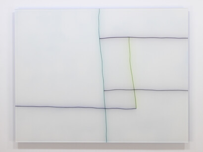 Tom Henderson, Hollow Talk, Panneau de Plexiglas, peinture à l’huile, 101 x 130 x 5 cm