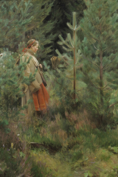 Anders Zorn, Hirtin, 1908. Mit freundlicher genehmigung der Hamburger Kunsthalle