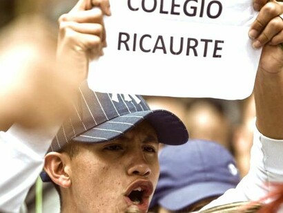 Los jóvenes colombianos claman contra la represión policial